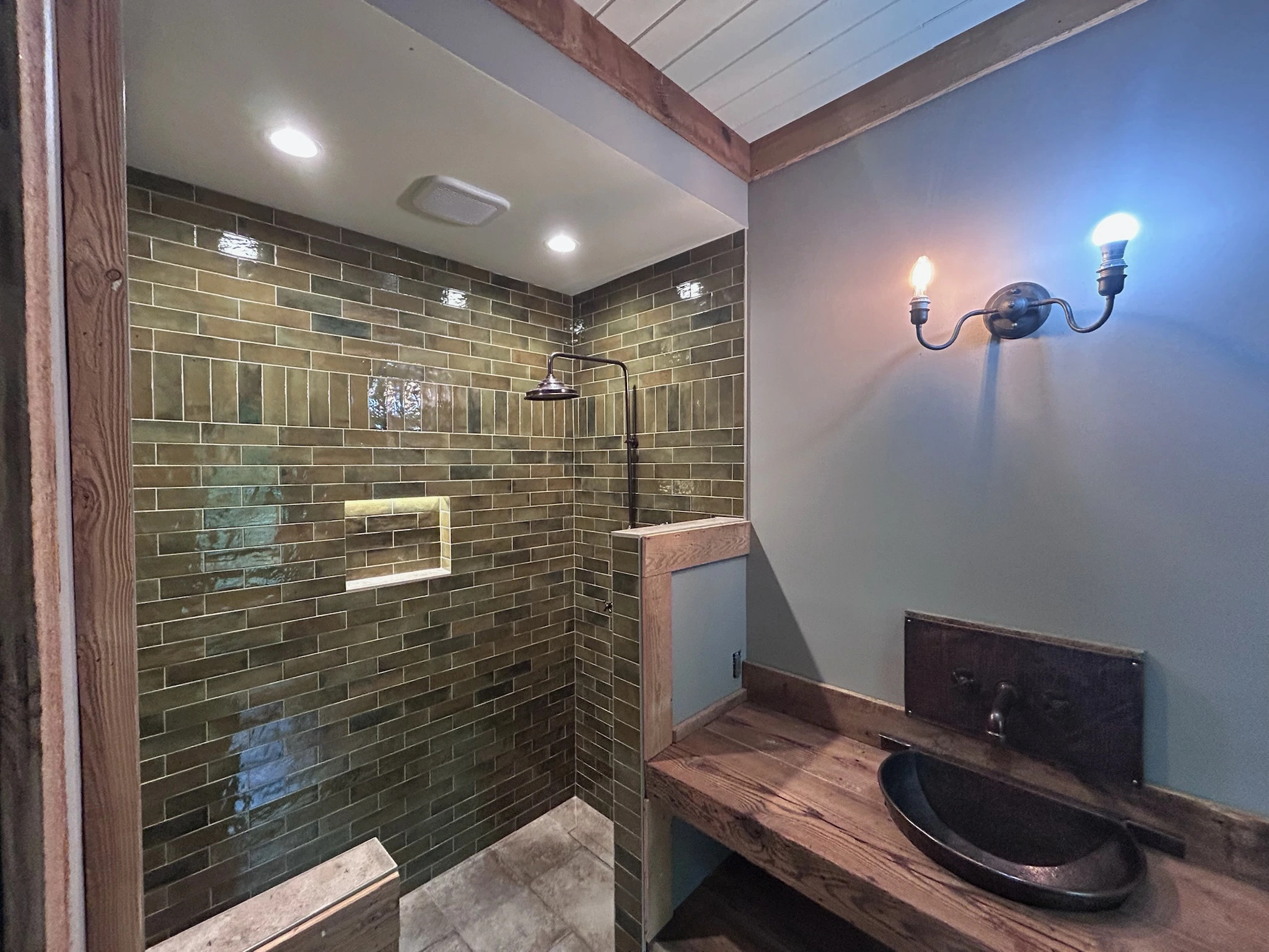 Pipe routing and plumbing detail work in Central SC